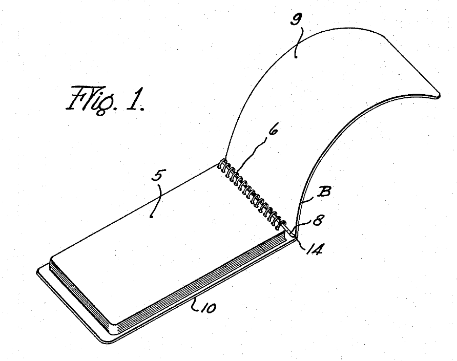 Notebook patent